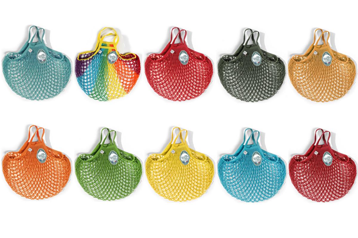 Filt Einkaufsnetze in 10 verschiedenen Farben 