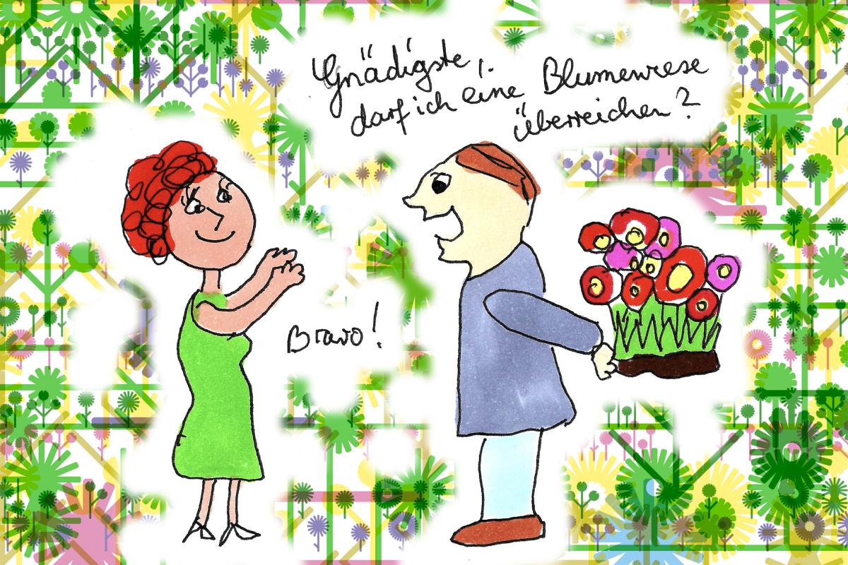 Illustration zum Xundheitspackerl Mai 2021 von Cosima Reif