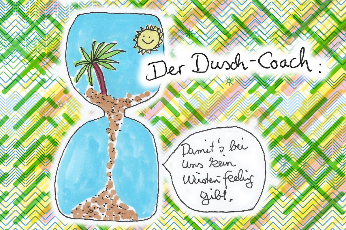 Illustration zum Xundheitspackerl Juni 2021 von Cosima Reif