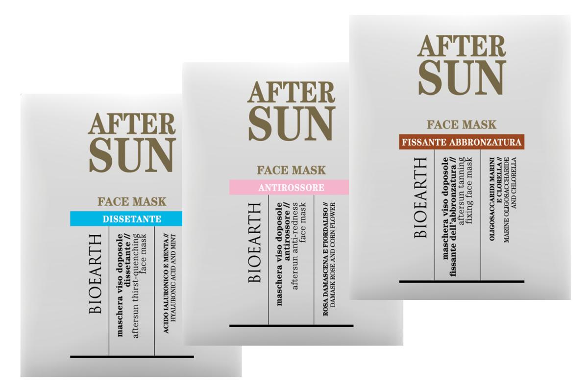 BioEarth After Sun Gesichtsmasken