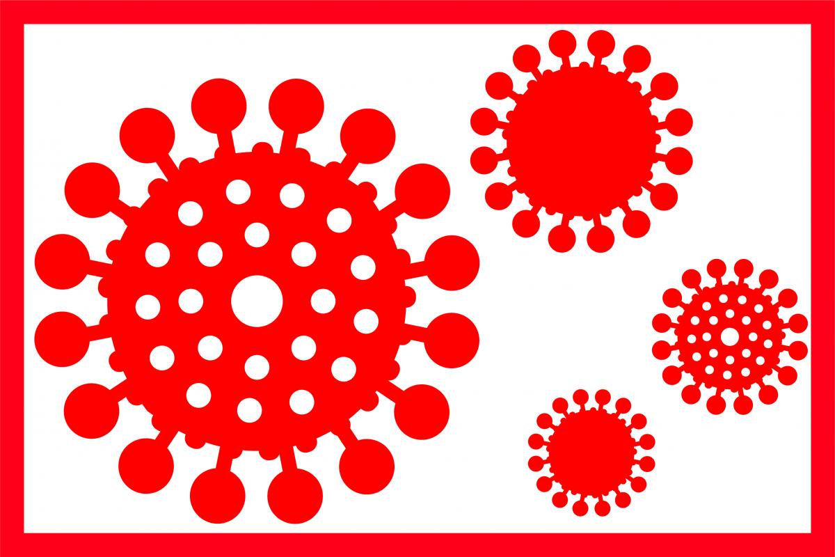 Symbolbild von einem Viruspartikel