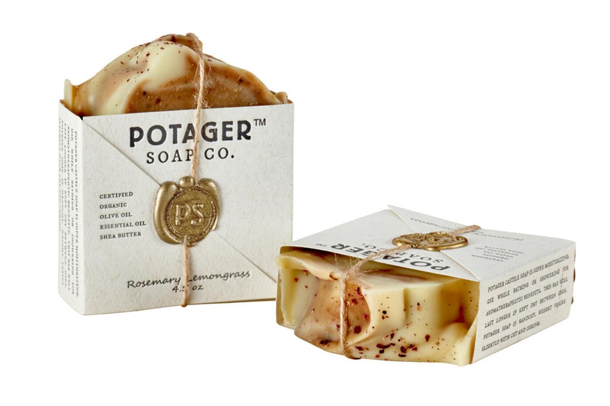 Potager Soap Rosmarin Zitronengras-Seife
