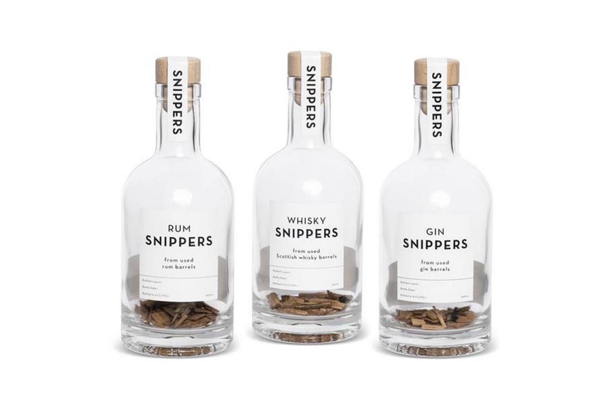 Snippers DIY-Whiskey-, Gin- und Rum-Flaschen
