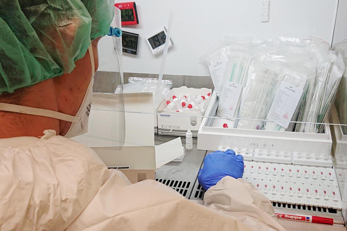 Corona-Test-Entwicklung in der Marien Apotheke