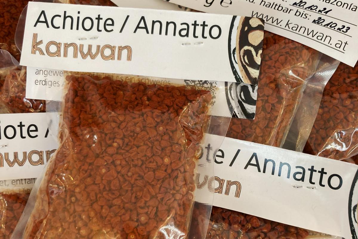 Annatto-Samen von kanwan