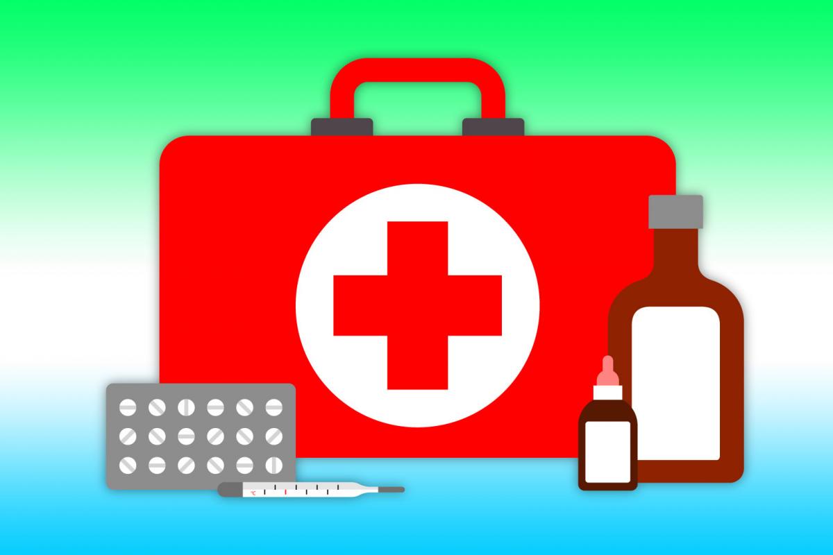 Illustration zu Reiseapotheke