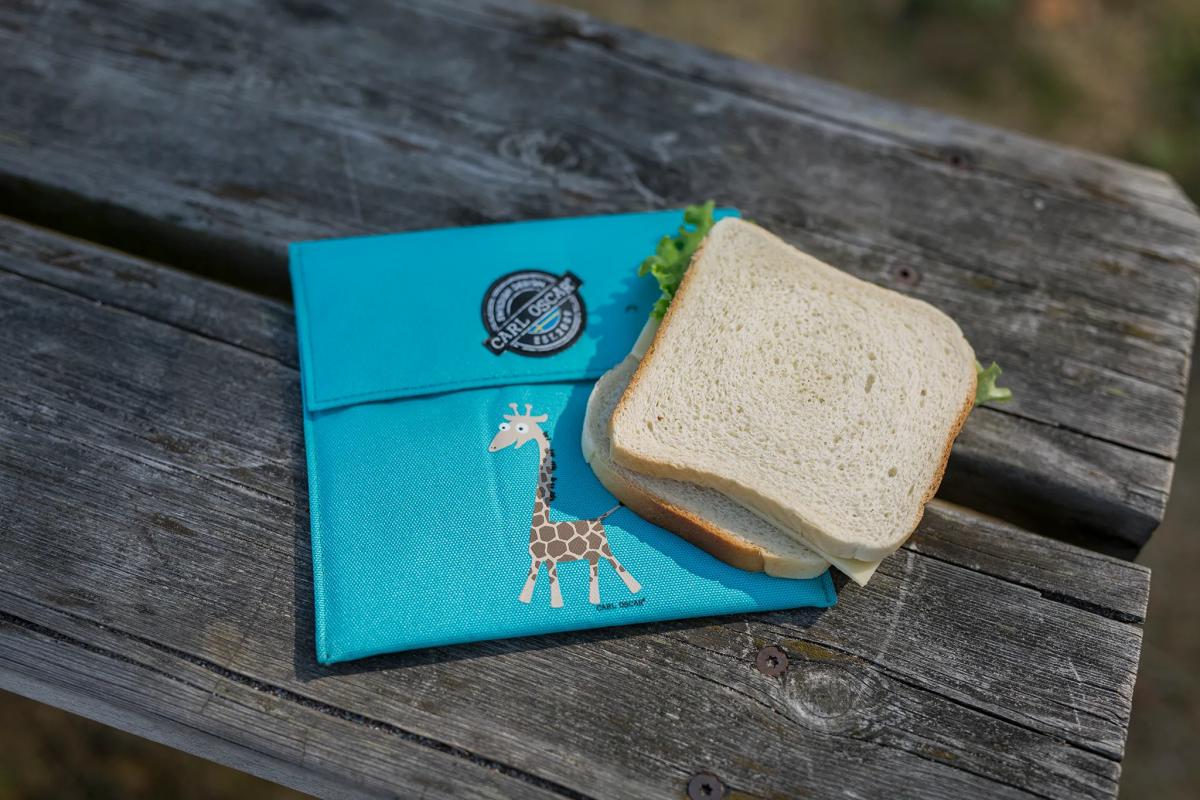 Carl Oscar Sandwich Bag für Kinder in blau
