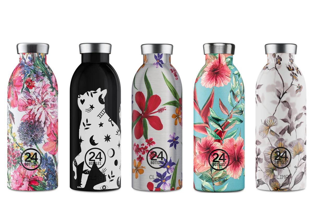 Doppelwandige Clima Bottles in neuen Designs von 24bottles