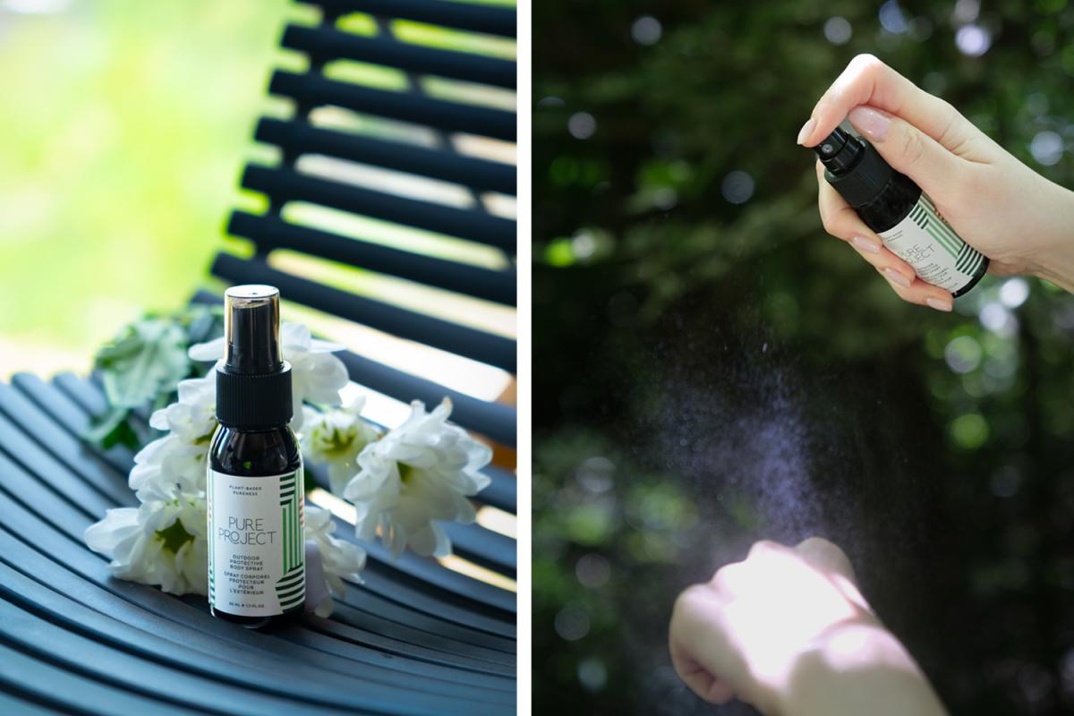 Outdoor Protective Spray, natürlicher Mückenschutz, von PURE PROJECT